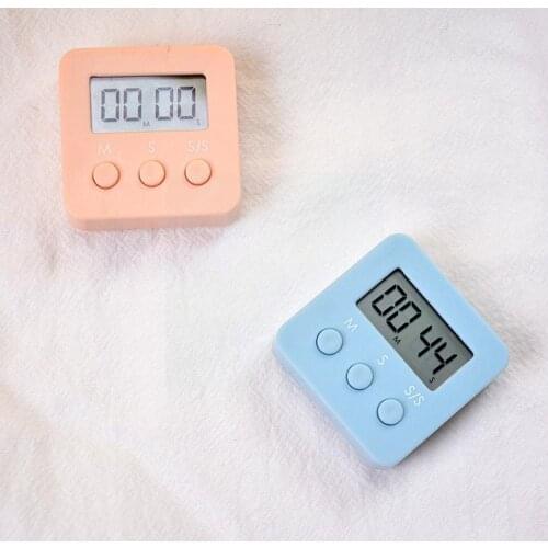 1pc Multifunction Electronic Countdown LCD Digital Reminder Timer With Small Cook Experiment Clock Alarm Gadget Strong Kitchen