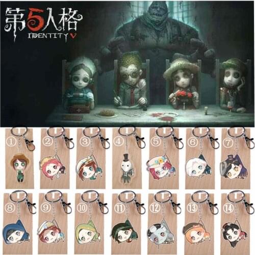 14 Styles Identity V Keychain Emily Dyer Kreacher Pierson Freddy Riley Emma Woods Jack Key Chain Toys For Kids