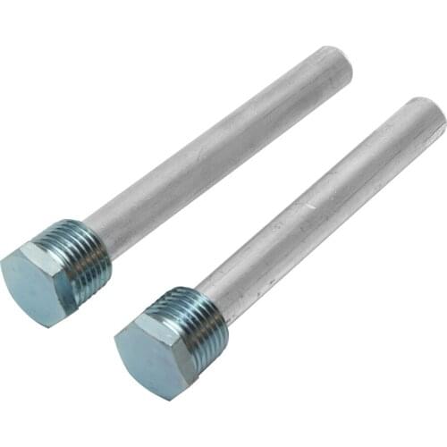 2pcs Tank For RV Trailer Spare Bar Practical 4.5inch Universal Magnesium Anode Rod Replacement Parts Anti Corrosion Water Heater