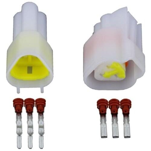 500 sets 3 Pin Waterproof Electrical Wire Connector DJ7031Y-2.3-11/21 Male and Female Automobile Connector