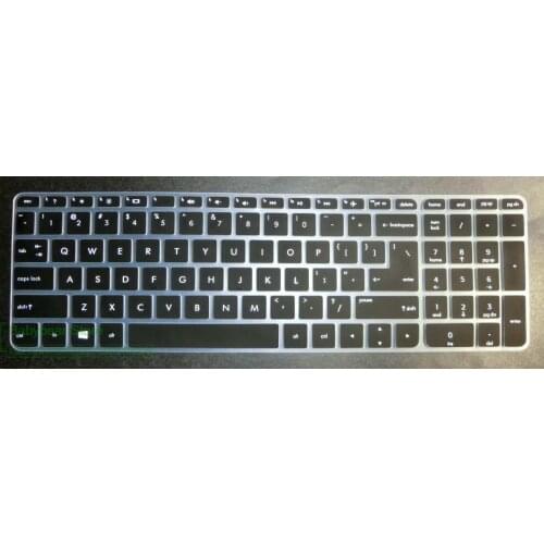 2016 15.6'' Keyboard Protector Skin Cover for HP Pavilion Envy 15 15-ac*** series 15-ae*** m6-ae*** m6-p*** 15-F** series