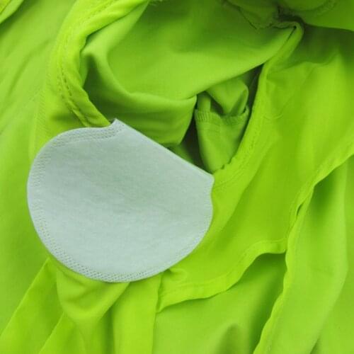 2018 HOT SALE 6 pcs/set White Stretch Cotton Convenient Easy Anti-perspirant Stick Absorb Sweat Towels Armpit