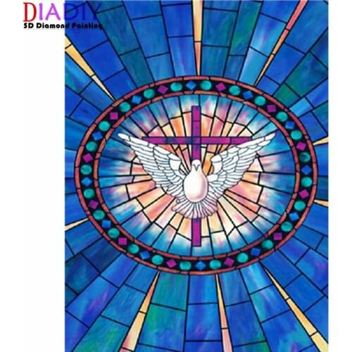 5D Diy Diamond Painting Religious Cross Landscape Diamond Embroidery Jesus Christian Religiou Icons Diamond Mosaic Cross Stitch