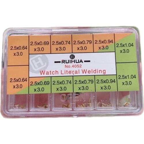 60Pcs Copper watch Dial Feet Assortment Spares Repairs Parts Wristwatch Watchmaker