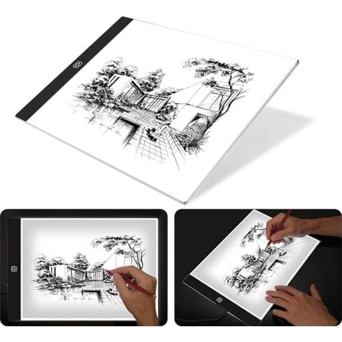 A4 Digital Drawing Tablet Graphic Tablets LED Light Box Pad Electronic USB Tracing Art Copy Board Writing Painting Table