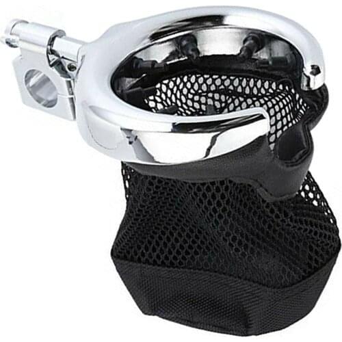 Motorcycle Handlebar Cup Holder Bike Drink Bottle Holder Basket for Harley Dyna Touring Sportster XL883 XL1200 Softail V-Rod