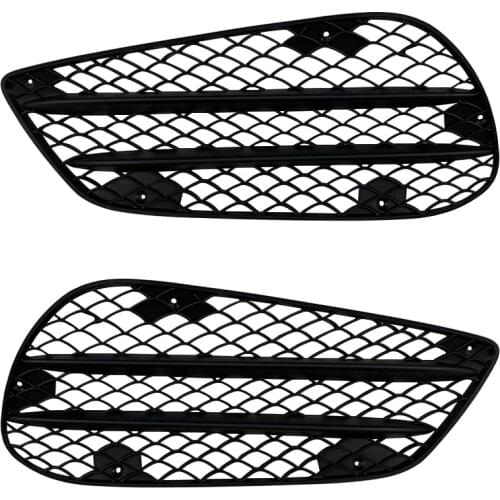 For Mercedes Benz E Class W212 Facelift AMG Line 2013-2015 Front Bumper Fog Light Grills Accessories Car Styling