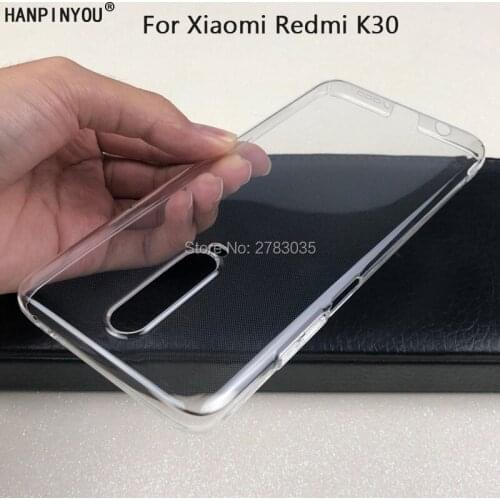 For Xiaomi Poco X2 Redmi K30 K 30 5G Glossy Snap Phone Case Crystal Invisible Hard PC Full Cover Clear Camera Protect Back Shell