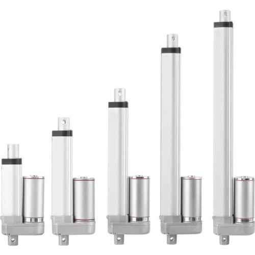 JS-TGZ-U2 DC 12V Linear Actuator 140kg 50/100/150/250/300mm Stroke Linear Drive Electric Motor For Automotive Auto Gate Window