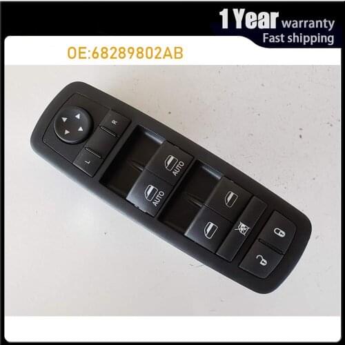Window Switch Electric Power Master Regulator Outside Mirror Button For Dodge Durango Jeep Grand Cherokee 68289802AB