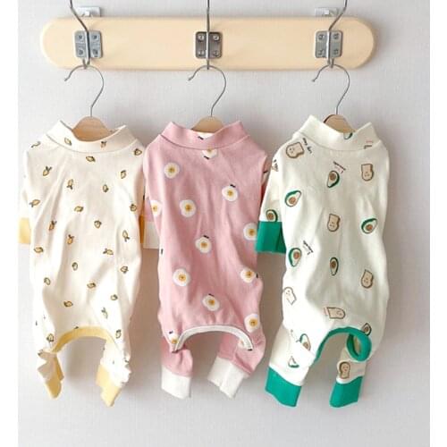 Puppy Bread Clothes Summer Pet Four-legged Clothes Teddy Cat Pajamas Soft Dog Clothes Pet Dogs Unique Gifts