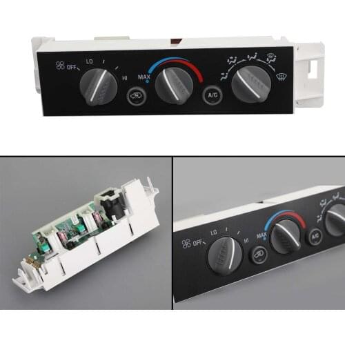 Areyourshop AC Heater Control Panel for Chevy C2500 C3500 K1500 K2500 2000 9378815 w/o Rear Window Defogger 15-72548 Car Parts