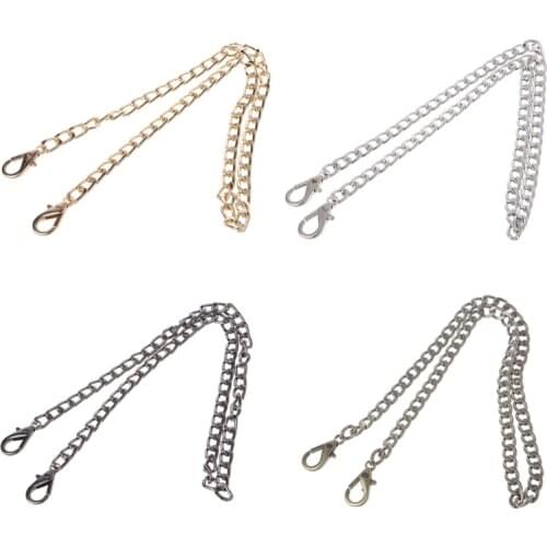 Purse Bag Strap DIY Cross Body ReplacementShoulder Handbag Handle Metal Chain