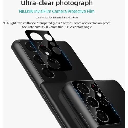 For Samsung S21 Ultra Camera Protective Film NILLKIN AR Material Ultra-Thin Clear Lens Protector for Samsung Galaxy S21 Plus