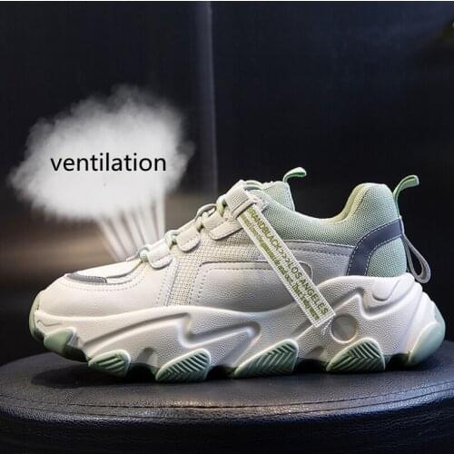 Autumn And Winter Womens Sports Sneakers Shoes Thick Soled Warm And Breathable Fashion Casual Shoes Boots With Shoelaces