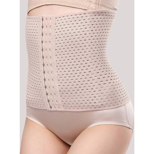 Plus Size Slimming Belt Bustiers Women Breasted Waist Trainer Sexy Corset Shaperwear Tummy Slim Breasted Steel Bone Body Shaper