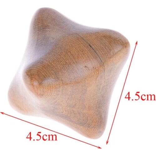 1Pc Wooden Fragrant Hexagonal Acupuncture body Massage Ball Massager Acupressure Active Scraping Clear The Lymphatic Drainage