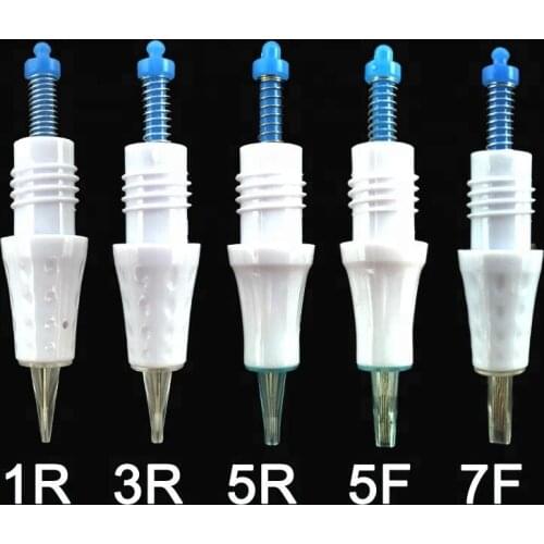 30pcs Nano Micro Needles R1 B1 R3 F3 R5 F5 F7 for Artmex V8 V6 V3 Needle cartridges MTS PMU Semi permanent makeup tattoo machine
