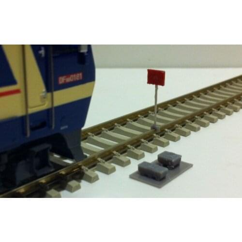 4pcs / lot 1/87 Model Train ho scale diy architectural model Signal box material sand table model materials Free Shipping