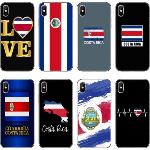 Costa Rica Flag Accessories Phone Case For Huawei P40 P30 P20 Pro P10 P9 Lite Y5 Y6 Y7 Y9 P Smart Plus 2018 2019