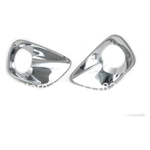 Car Styling Chrome Front Fog Light Cover For Jeep Grand Cherokee 2011-2012