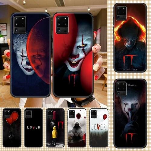 Stephen Kings It Phone case For Samsung Galaxy Note 4 8 9 10 20 S8 S9 S10 S10E S20 Plus UITRA Ultra black trend coque soft shell