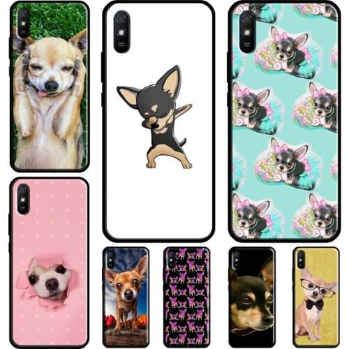 Chihuahua Dog Cute Animals Phone Case For Xiaomi Redmi Note 10 Pro 8 9 Pro 8T 7 9S Cover For Redmi 9T 9A 8A K40 7A 9C
