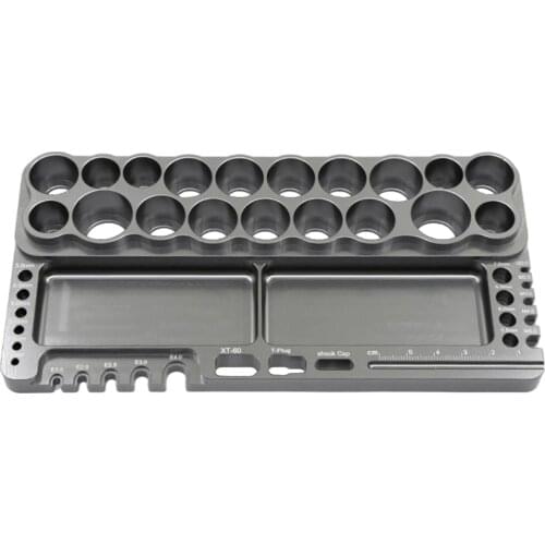 Alloy RC Maintenance Tools Holder Screwdriver Organizer Socket Plate Scissors Pliers Shelf for RC Models