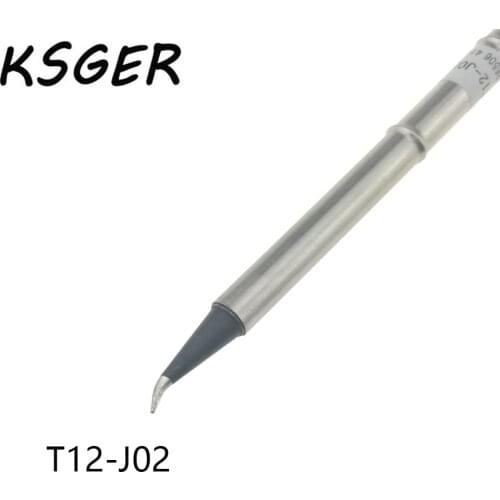 KSGER Black XA-Grade T12-J02 T12 Electric Solder Soldering Iron Tips For STM32 OLED T12 Soldering Station Temperature Controller