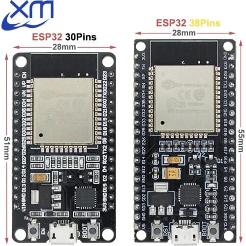 ESP32 Development Board WiFi+Bluetooth Ultra-Low Power Consumption Dual Core ESP-32 ESP-32S ESP 32 Similar ESP8266 10PCS