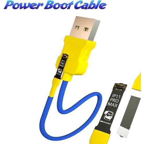 MECHANIC USB Iboot AD iPhone11/11pro/11PRO MAX Super Boot Line DC Power Supply Cable Phone Repair Wire Supply Test Cable