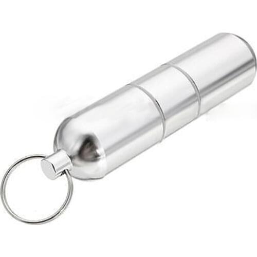 Mayitr Metal Cigarette Box Holder Aluminum Portable Keychain Cigarette Case Storage For Outdoor Camping Smoking Accessories