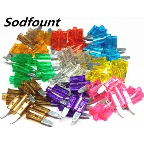 Mini Micro Auto Car Blade Automotive Fuse With Indicator Light Pilot Lamp Fusing Indication 3A-40A