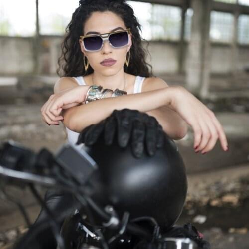 80s/90s Women Hip Hop Costume Kit Rapper DJ Sunglass Bamboo Earings for Girls