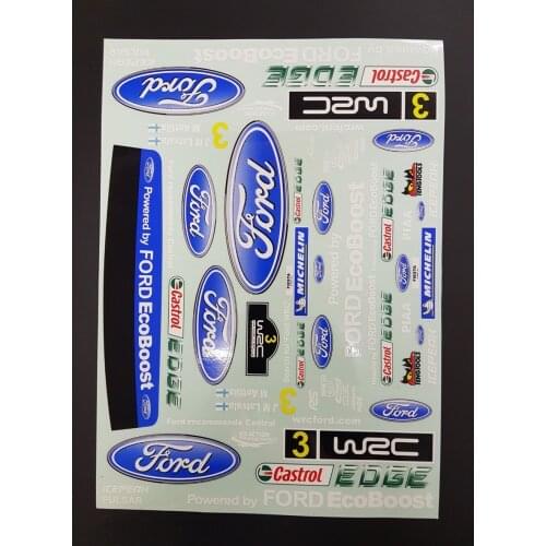 Team C 1/8 Forrd Rally Decal for 1/8 GT8L/GT8LE/KM