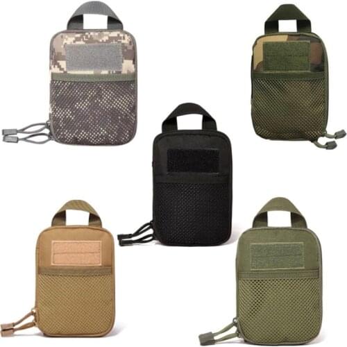 Outdoor Molle Pouch Belt Waist Pack Bag Small Pocket Waist Pack Running Pouch Travel Camping Moblie Phone Pocket