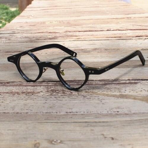 Hand Made Reading Glasses Vintage Super Samll Odd Acetate Light Full Rim Men Women Unisex +100 +125 +150 +175 +200 +225 +250 +60