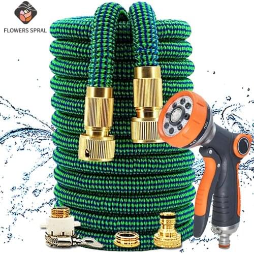 17FT-150FT Extensible Watering Hose Drip Watering Spring Hose For Garden And Vegetable Patch Garden Hose Watering And Irrigation