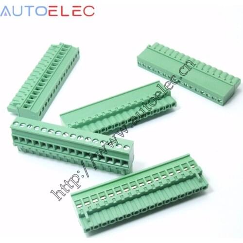 Pitch 5.08mm 14pin Screw Plug-in Terminal Blocks connector NS35mm Din Rail Mounting instead of NO: UMSTBVK 2,5/ 14-G-5,08