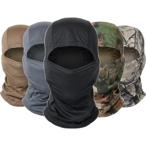 1Pc Multifunctional Camouflage Balaclava Full Face Scarf Wargame Cycling Hunting Army Bike Military Helmet Liner Cap