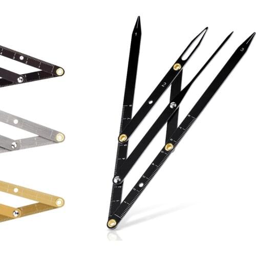 1pcs Permanent Makeup Eyebrow Ruler Golden Ratio Divider Caliper Microblading Stencil Shaping Tool Tattoo Accessories Supplie