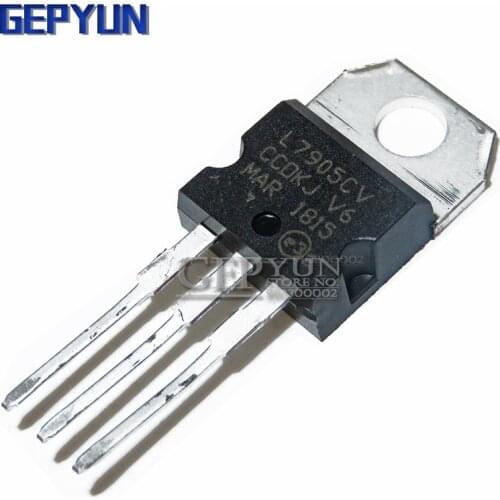 10PCS L7905CV L7905 TO-220 TO220 7905 LM7905 MC7905 Gepyun