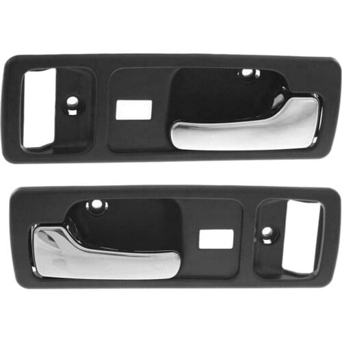 2Pcs Car Front Door Handle with Chrome Lever for Honda Accord Coupe 1990-1993 72620SM4003ZB