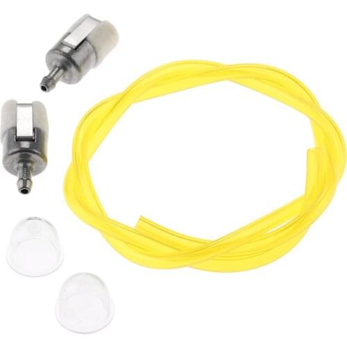 5Pcs/set Primer Bulb Fuel Filter and Fuel Line Hose Tube for HONDA GX22 GX25 GX31 GX35 Rototiller String Trimmer Brush Cutter