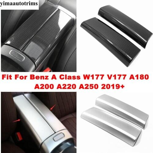 ABS Car Central Armrest Storage Box Cover Trim Accessories For Mercedes-Benz A Class W177 V177 A180 A200 A220 A250 2019 - 2021