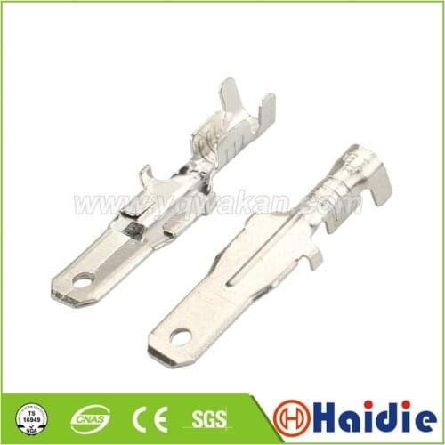 Free shipping 50pcs auto wire terminal for elcetric connector, crimp loose pins loose terminals DJ617-4.8x0.8B