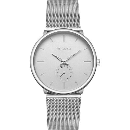 Mens Watch Amazon Sell like Hot Cakes Quartz Watch Fashion Mens Business Versatile Gift Table High-Grade 2 Eyes 3 Needle Whole