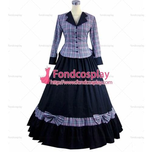 Gothic Lolita Punk Medieval Gown Figure Ball Long Evening Dress Jacket Tailor-made[CK1367]