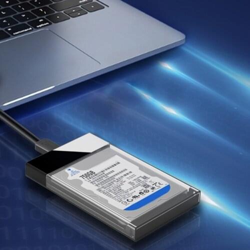 2.5 Inch USB 3.0 SSD Hard Drive Disk Box High Speed External HDD Enclosure Case 1XCB