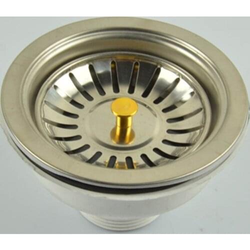 Kitchen Sink Drainer Lid Pool Basket Water Funnel Sink Basin Strainers Bathroom Kitchen Waste Bin Filter Stopper